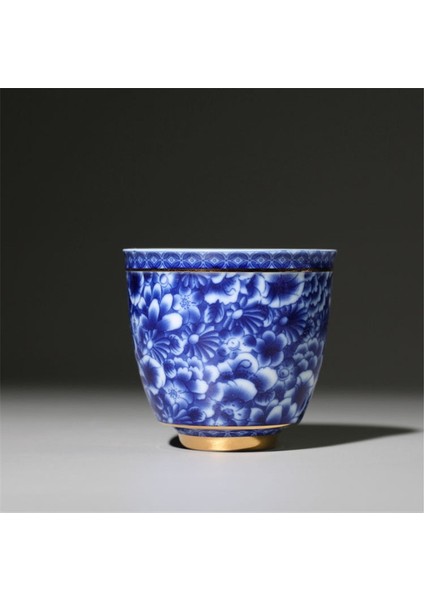 Çin Jingdezhen Mavi ve Beyaz Porselen Çay Bardağı Küçük Çay Kase Seramik Çay Fincanı Kahve Bira Şarap Kupa | Teacups modelleri