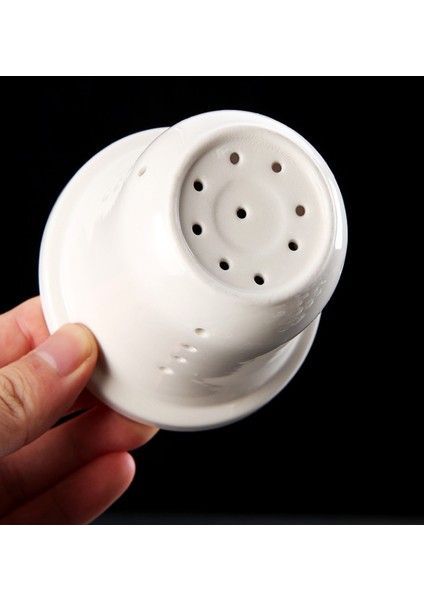 Mavi ve Beyaz Porselen Ofis Teacups Kapaklı Filtre Seramik El Boyalı Su Bardağı Ev Drinkware Hediyeler | Çay Bardakları (Pembe)