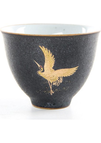 Tangpin Seramik Çay Fincanı Uçan Vinç Porselen Kupası Çin Kung Fu Kupası Drinkware 50ML | Teacups
