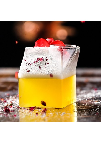 Yarım Pint Creamer Kokteyl Cam Dörtlü Süt Karton Kutu Rom Meyve Suyu Içecek Soğuk Içecek Fincan Bar | Kokteyl Cam fırsatları