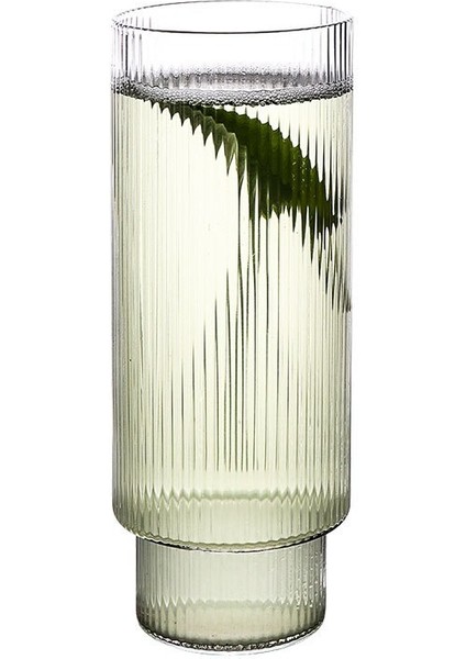 Sadelik Çizgili Cam Yaratıcı Kokteyl Cam Japon Tarzı Bira Bardağı Mojito Viski Şarap Seti Ev Restoran Drinkware | Kokteyl Cam