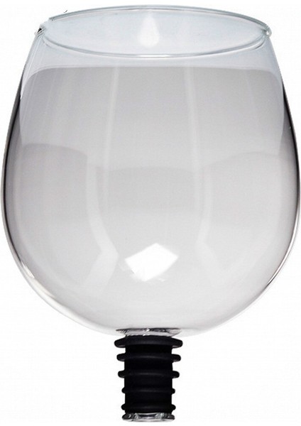 Yaratıcı Kırmızı Şarap Şampanya Cam Fincan Silikon Mühür Içecek Doğrudan Şişe Kristal Gözlük Kokteyl Kupa 260ML Goblet | Şarap Kadehleri(Yurt Dışından)
