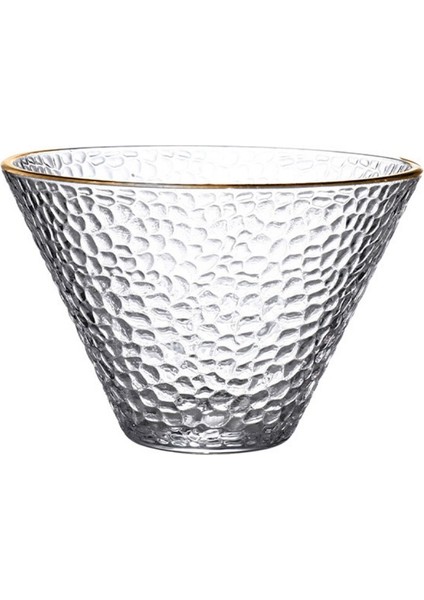 250 ml Geniş Ağız Konik Musluk Dondurma Tatlı Kase Tatlı Şarap Kokteyl Kahve Fincanı Moda Dövme Drinkware | Şeffaf