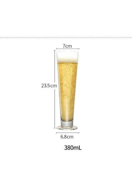Corona Ekstra Pilsner Cam Tall Flüt Restoran Zanaat Brew Buğday Fıçı Bira Steins Suyu Kokteyl Kupası | Pilsner Cam fırsatları