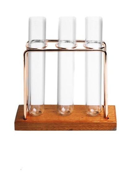 Yaratıcı Test Tüpü Dumanlı Kokteyl Cam Set Maç Tutucu Bar Restoran Büyük Boy Burette Standı Şampanya Flüt Şarap Bardak | Kokteyl Camı