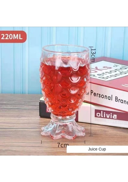 Suyu Cam Isıya Dayanıklı Kokteyl Cam Oyma Ananas Şekli Kupası Goldfish Ölçekli Kupası Bira Cam Ev Bar Restoran Su Kupası | Bira Steins fırsatları