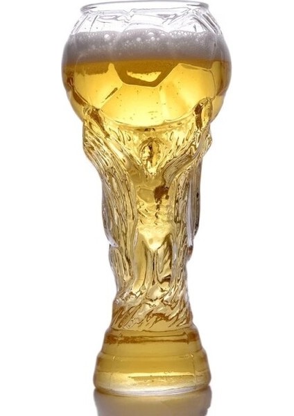 Yaratıcı Dünya Kupası Tasarım Bira Cam Futbol Oyunu Kristal Kupa Bira Viski Brandy Şarap Kadehi Shot Cam Bar Parti Barware | Bira Steins