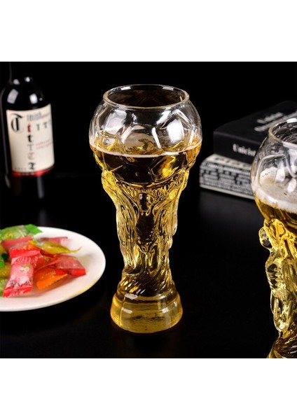 Yaratıcı Dünya Kupası Tasarım Bira Cam Futbol Oyunu Kristal Kupa Bira Viski Brandy Şarap Kadehi Shot Cam Bar Parti Barware | Bira Steins fiyatları