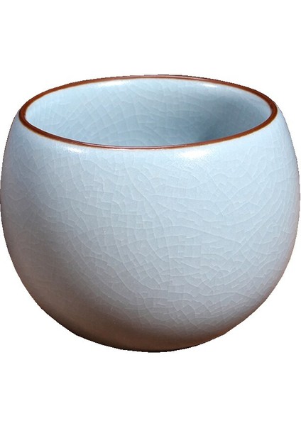 Çin Vintage Çay Bardağı Seramik Porselen El Yapımı Yaratıcı Kung Fu Oolong Yeşil Çay Kupası Çay Töreni Tazze(Yurt Dışından)