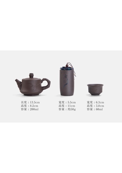 Mor Kil Kung Fu Çaydanlık 230 ml Porselen Yixing Zisha Çay Pot 4 Bardak Kung Fu Seyahat Çay Bardağı El Yapımı Çay Potu Kupası Seti | Teaware Setleri