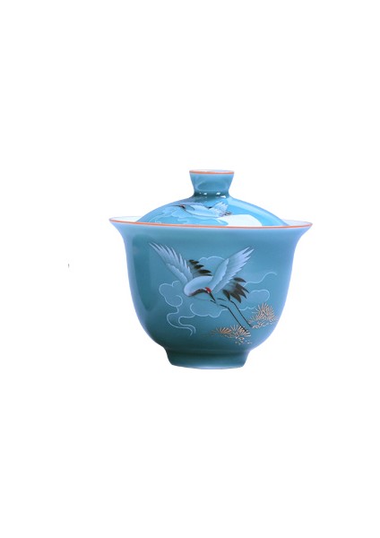 Taşınabilir Seyahat Ev Ofis Gaiwan Kupalar Seramik Çanta Kemik ile Çin Çaydanlık Set Ikrandalı Çay Setleri Arkadaşlar Teaware Hediye | Teaware Takımları