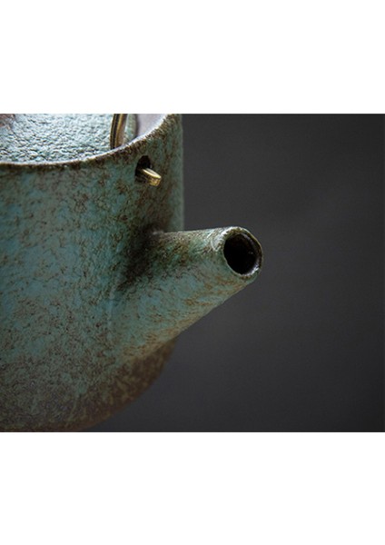 Japon Stoneware Çaydanlık Seti Seyahat Kung Fu Çay Seti Basit Taşınabilir Seramik Çaydanlık Çay Bardağı