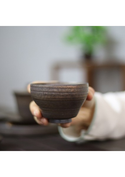 Ince Lastik Seramik Master Kupası Retro Çay Bardağı Ev Tek Fincan Çay Bardağı(Yurt Dışından)