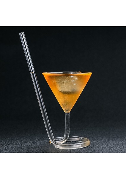 Yaratıcı Vida Spiral Saman Molekülü Kokteyl Cam Bar Parti Üçgen Goblet Martini Champagne Coupes Vaso Şarap Kadehi Takılar | Kokteyl Camı indirimleri