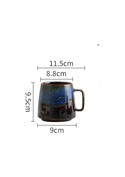 Yaratıcı Seramik Kahve Fincanı Set Porselen Japon Tarzı Çevre Dostu Vintaj Öğleden Sonra Çay Mate Kupası Kullanımlık Tazas Drinkware 50 | Teacup tabak Setleri (Yurt Dışından) modelleri