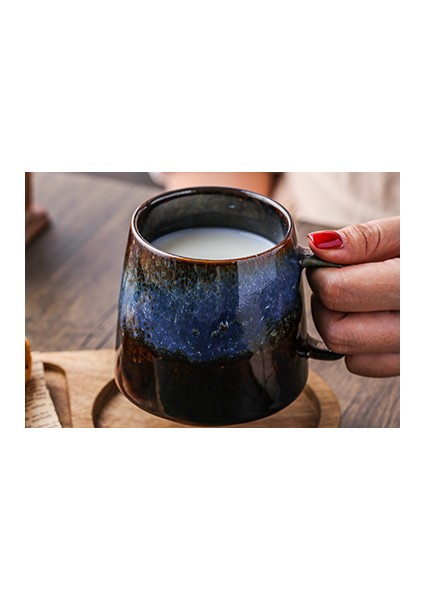 Yaratıcı Seramik Kahve Fincanı Set Porselen Japon Tarzı Çevre Dostu Vintaj Öğleden Sonra Çay Mate Kupası Kullanımlık Tazas Drinkware 50 | Teacup tabak Setleri (Yurt Dışından) fırsatları