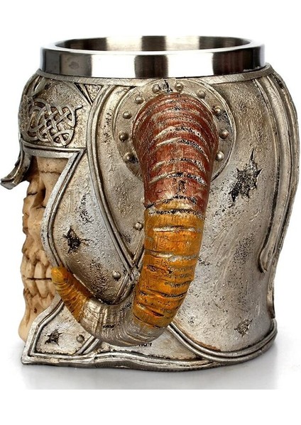 Paslanmaz Çelik Kafatası Kupa Viking Kupası Iskelet Reçine Bira Stein Tankard Kahve Kupa Çay Kupası Cadılar Bayramı Bar Drinkware Hediye | Kupalar modelleri