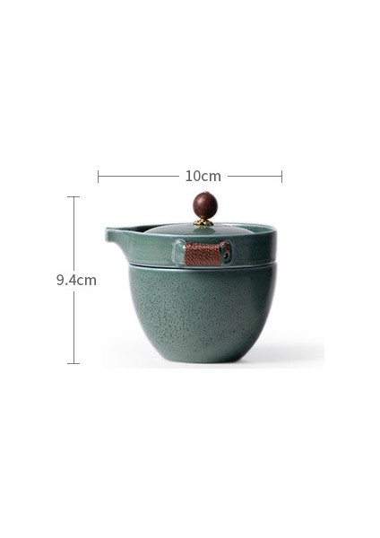 Japon Tarzı Fırın Hızlı Misafir Bardağı Olur, Bir Pot, Üç Bardak, Seyahat Çay Seti Seti, Ev Açık Taşınabilir Çanta, Seramik Kung Fu Çaydanlık(Yurt Dışından)