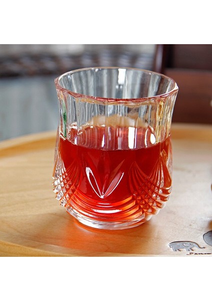 6 220 ml Kurşun Ücretsiz Cam Klasik Tumbler Gözlük Makinesi Yapılan Su Cam Içecek Parti | Eski Moda Cam fırsatları