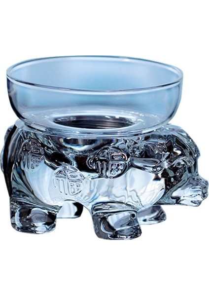 Cam Çay Süzgeci El Yapımı Çay Filtresi Çay Töreni Dekorasyon El Sanatları Kahve Süt Filtresi Teaware Çay Süzgeçleri Hediye (Şeffaf)