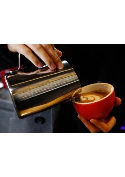 1 Adet 304 Paslanmaz Çelik Süt Sürahi Barista Kahve Süt Frothing Kupa 600 ml Cappuccino Köpük Latte Sanat Aksesuarları | Sürahi