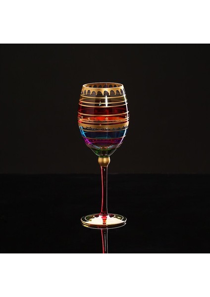 Yaratıcı Renkli Çizim Flüt Cam Fincan Kristal Kupası Şampanya Gözlük Vodka Kupaları Düğün Bar Otel Partisi Drinkware | Şarap Kadehleri fiyatları