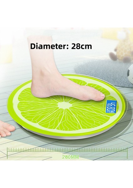 Limon Desen 0.2 180KG Banyo Ölçeği USB Elektronik Dijital Ağırlık Ölçekli Vücut Yağ Ev Tartım Dengesi Ağırlık Ölçeği | Banyo Terazi (Yurt Dışından) fiyatları