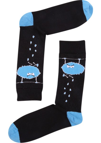 The Sock Company Drop Me Now Desenli Karışık Erkek Çorap 15KDCR141E