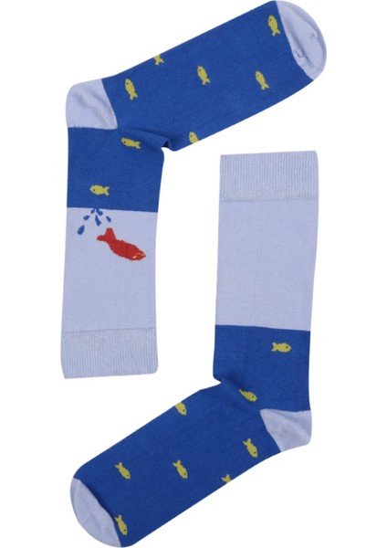 The Sock Company Individualism Desenli Karışık Erkek Çorap 15KDCR120E