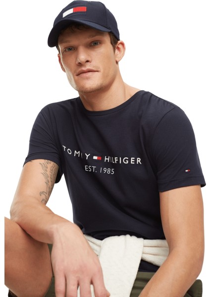 Tommy Hilfiger Core Tommy Logo Tee Erkek T-Shirt