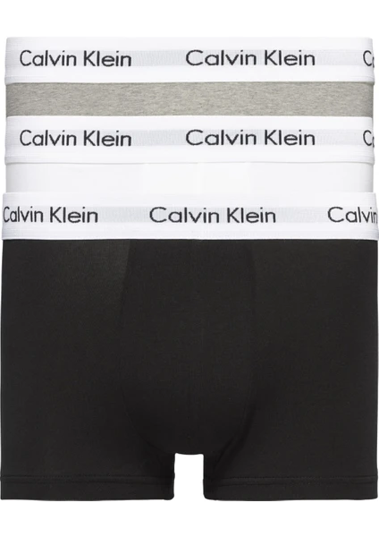 Calvin Klein Erkek 3'lü Trunk Boxer Seti Cotton Stretch