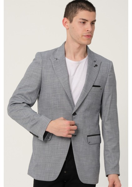 C9058 Dewberry Erkek Ceket-Gri fırsatları