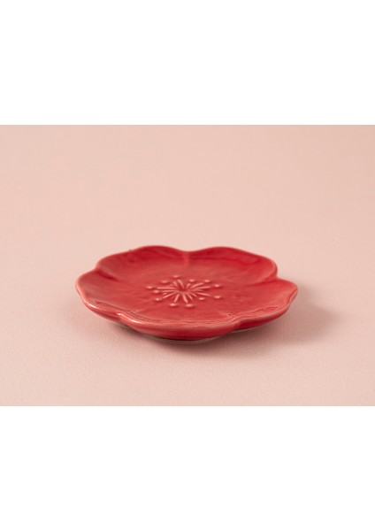 Bellflower Seramik Çerezlik 9 cm Kırmızı modelleri