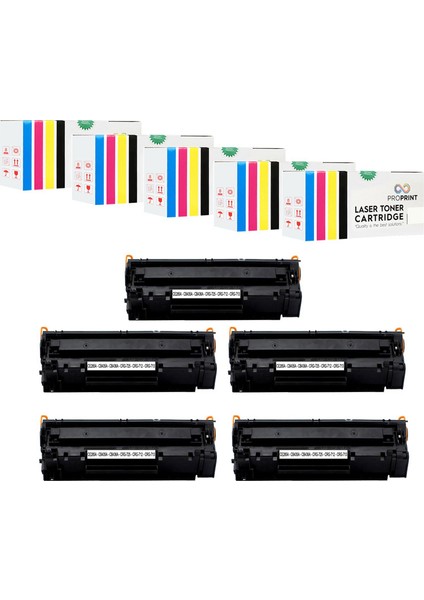 5 Adet CRG-725 LBP-6030B Muadil Toner