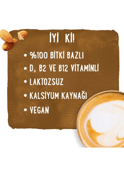 Barista Badem Sütü 4x1L