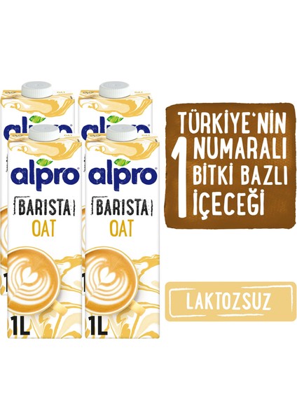 Barista Yulaf Sütü 4x1L