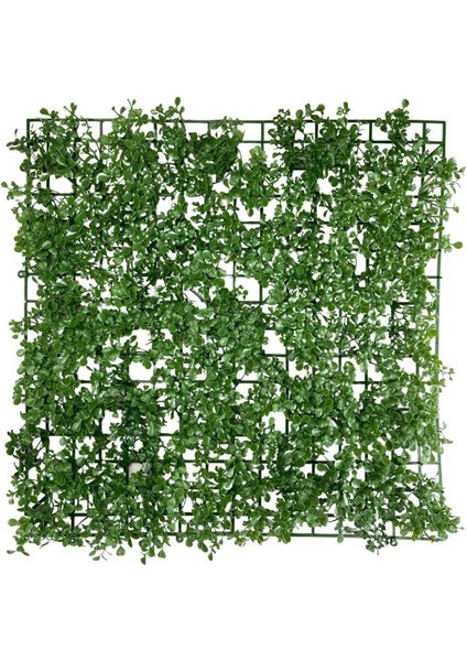 Yapay Çiçek Duvar Kaplama Panel Şimşir Tabaka 50*50CM Dik Duvar Uygulama