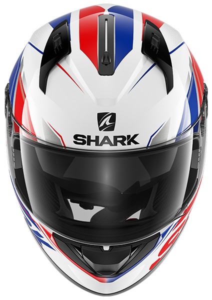 Ridill 1.2 Phaz Kapalı Kask | Beyaz/kırmızı/mavi modelleri