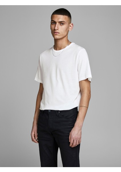 Erkek Bisiklet Yaka Basic Tişört 12133913 indirimleri