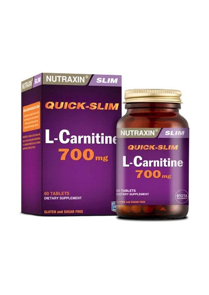 Quick Slim L-Carnitine 700 Mg 60 Tablet