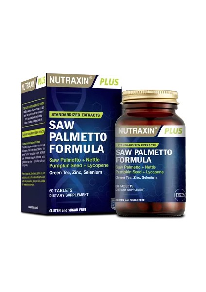 Plus Nutraxin Saw Palmetto Formula 60 Tablet