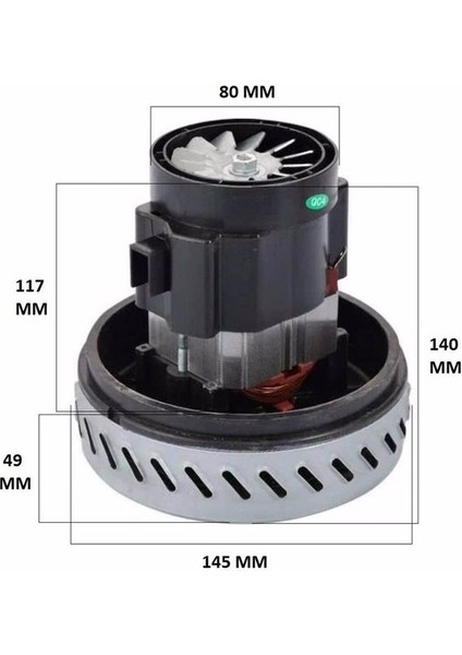 Rowenta Ru 402-405 - 500 Süpürge Motoru modelleri