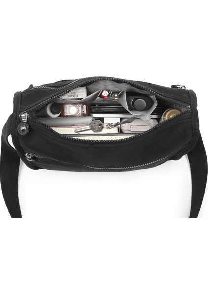 Krinkıl Kumaş Postacı Çantası BC 1128 - Açık Kahve modelleri