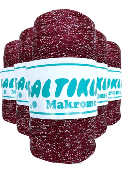 5 Adet Polyester Simli Makrome Ipi SG-1560