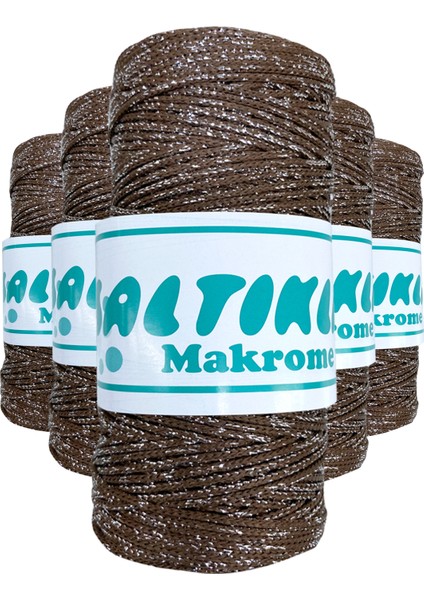 5 Adet Polyester Simli Makrome Ipi SG-2080
