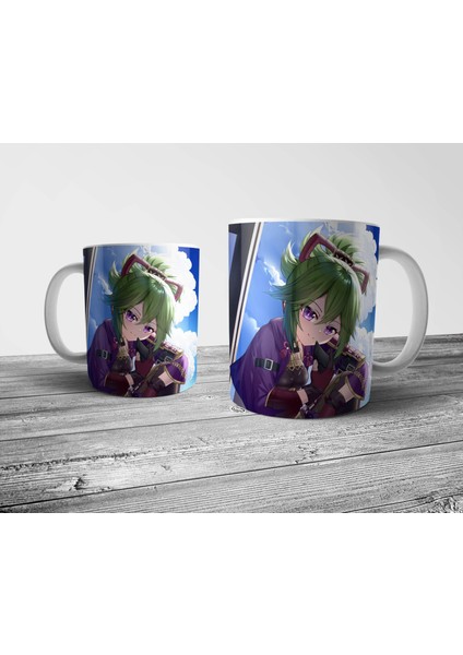 Genshin Impact Kuki Shinobu Kupa Bardak Model 2 fiyatları