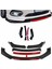 Fiat Fiorino 4 Parça Kırmızı Ön Ek Piano Black Lip 1