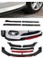 Fiat / Tofaş Şahin Flaplı Yan Marşpiyel Eki + 4 Parça Kırmızı Ön Ek Piano Black Set 1