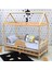 Kayan Yıldız Montessori Yatak Çocuk Karyola Bebek Beşiği 4