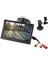 5 Inç LCD Araba Dikiz Monitör Ekran Park Dikiz Yedekleme Kamera Dash Standı + Vantuz (Yurt Dışından) 2